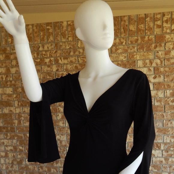 Laundry size 4  BLACK HOT DESIGNER DRESS - Picture 7 of 12